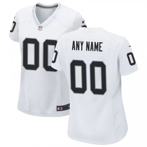 Las Vegas Raiders Nike Women's Custom Game Jersey - White