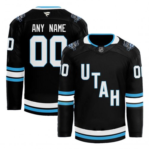 Utah Hockey Club 2024 Fanatics Home Custom Jersey - Black