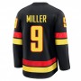 Vancouver Canucks JT Miller #9 Fanatics Black Alternate Premium Jersey