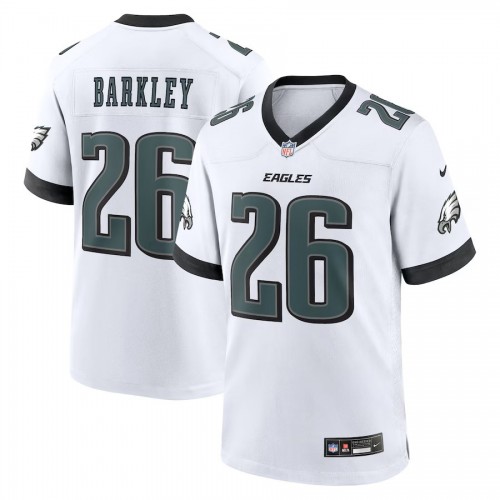 Saquon Barkley Philadelphia Eagles Nike Vapor Limited Jersey - White