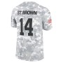 Amon-Ra St. Brown Detroit Lions Nike 2024 Salute to Service Limited Jersey - Arctic Camo