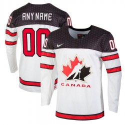 Men's Nike White Hockey Canada - Custom Replica Jersey Men's Nike White Hockey Canada - Custom Replica Jersey
