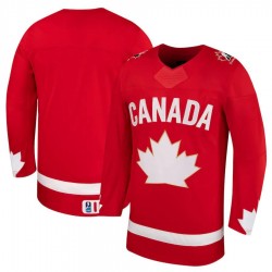 Unisex Blank Red Hockey Canada Alternate Replica Jersey Unisex Blank Red Hockey Canada Alternate Replica Jersey