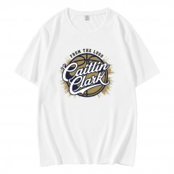 Retro Caitlin Clark From The Logo Basketball T-Shirt