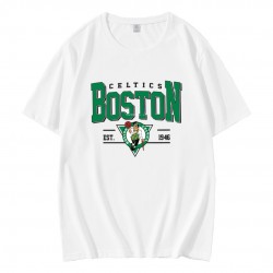 Vinte Boston Celtics Est 1946 Basketball Logo Team T-Shirt