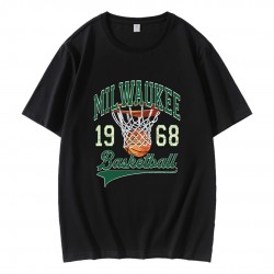 Retro Milwaukee Basketball 1968 NBA T-Shirt