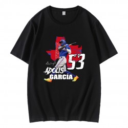 Vintage 90s Adolis Garcia 53 Texas Rangers T-Shirt