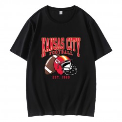 Kansas City Chiefs Football Helmet T-Shirt