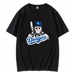 Jason Voorhees LA Dodgers Baseball T-Shirt Jason Voorhees LA Dodgers Baseball T-Shirt