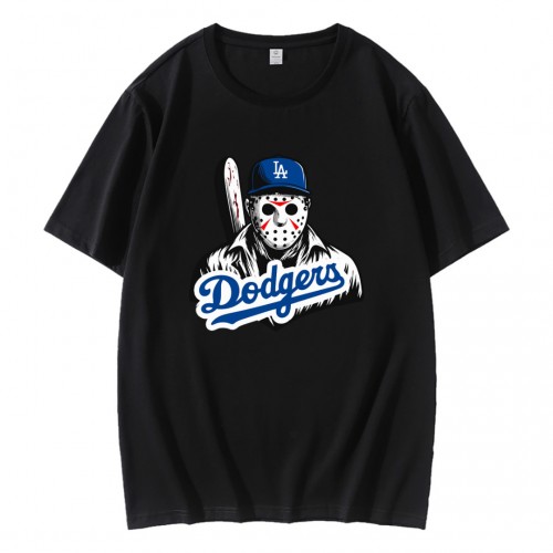 Jason Voorhees LA Dodgers Baseball T-Shirt Jason Voorhees LA Dodgers Baseball T-Shirt