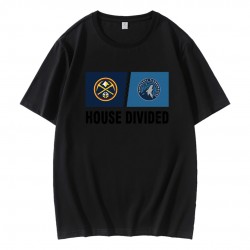 House Divided Nuggets vs Timberwolves T-Shirt