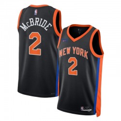 Miles McBride New York Knicks Nike Unisex 2022/23 Swingman Jersey - City Edition - Black Miles McBride New York Knicks Nike Unisex 2022/23 Swingman Jersey - City Edition - Black