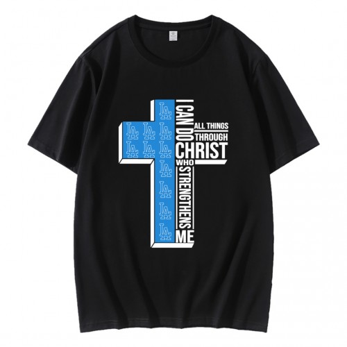 Los Angeles Dodgers I Can Do Christ All Things T-Shirt Los Angeles Dodgers I Can Do Christ All Things T-Shirt