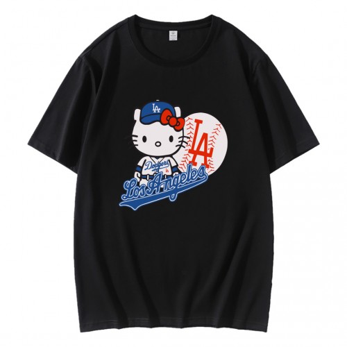 Funny Hello Kitty LA Dodgers Baseball T-Shirt Funny Hello Kitty LA Dodgers Baseball T-Shirt