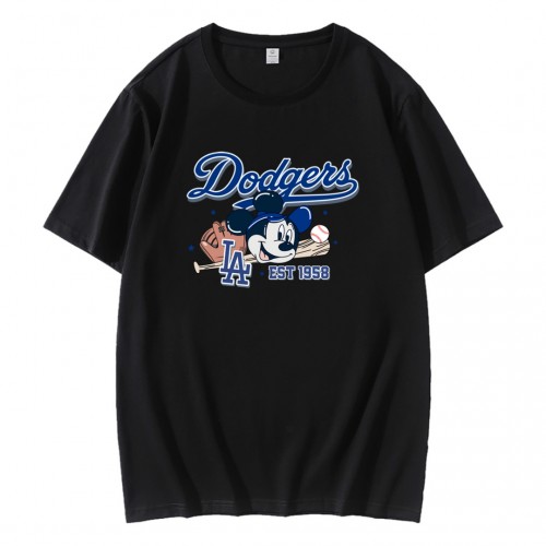LA Dodgers Est 1958 Mickey Baseball T-Shirt LA Dodgers Est 1958 Mickey Baseball T-Shirt