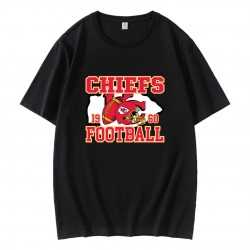Vintage Chiefs Football Helmet T-Shirt