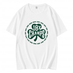 18x Champs Boston Basketball Shamrock T-Shirt