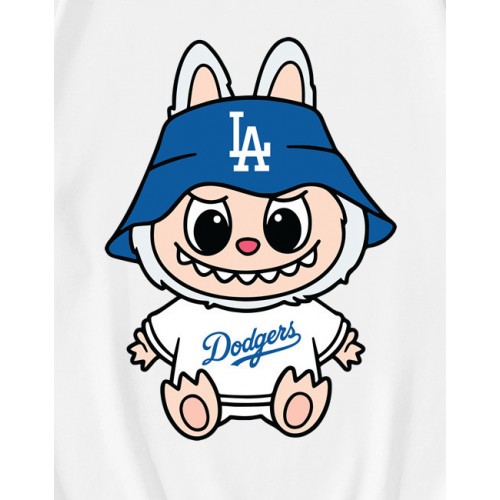 Los Angeles Dodgers Labubu Baseball T-Shirt Los Angeles Dodgers Labubu Baseball T-Shirt