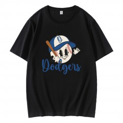 Los Angeles Dodgers Baseball Face T-Shirt Los Angeles Dodgers Baseball Face T-Shirt