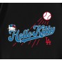 Retro Hello Kitty Dodgers Baseball T-Shirt Retro Hello Kitty Dodgers Baseball T-Shirt