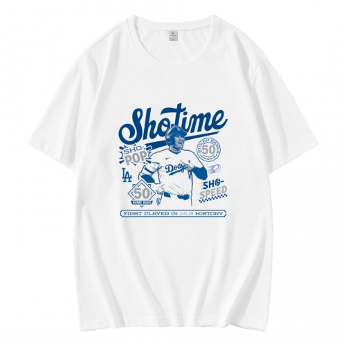 Shohei Ohtani Dodgers First Player In MLB History  T-Shirt