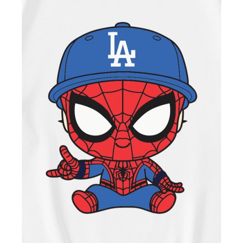 Baby Spiderman Los Angeles Dodgers T-Shirt Baby Spiderman Los Angeles Dodgers T-Shirt