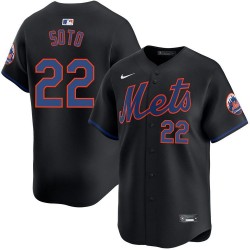 Juan Soto New York Mets Nike Alternate Limited Player Jersey – Black