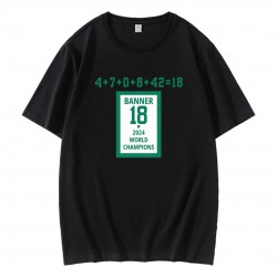 Banner 18 Time 2024 World Champions T-Shirt