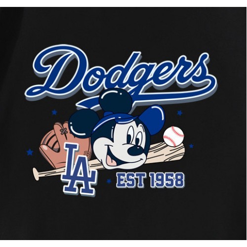 LA Dodgers Est 1958 Mickey Baseball T-Shirt LA Dodgers Est 1958 Mickey Baseball T-Shirt