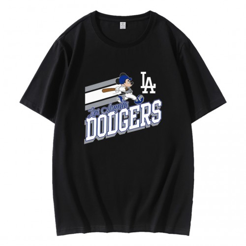 Los Angeles Dodgers Royal Disney Game Day Baseball T-Shirt Los Angeles Dodgers Royal Disney Game Day Baseball T-Shirt