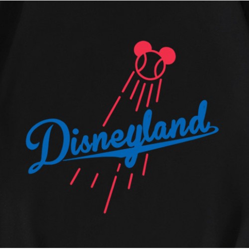 Disneyland LA Dodgers Mickey Mouse Baseball T-Shirt Disneyland LA Dodgers Mickey Mouse Baseball T-Shirt