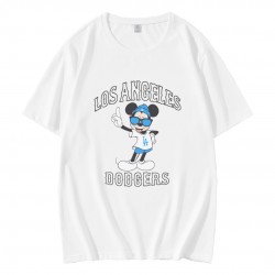 Mickey Mouse Los Angeles Dodgers Baseball T-Shirt Mickey Mouse Los Angeles Dodgers Baseball T-Shirt