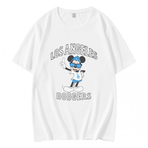 Mickey Mouse Los Angeles Dodgers Baseball T-Shirt Mickey Mouse Los Angeles Dodgers Baseball T-Shirt