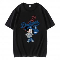Cute Minnie Mouse Dodgers Fan Baseball T-Shirt Cute Minnie Mouse Dodgers Fan Baseball T-Shirt