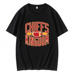 Retro NFL Chiefs Kingdom Football T-Shirt