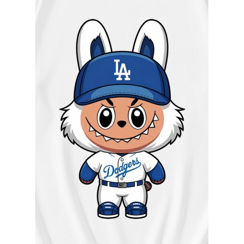 Funny Labubu Los Angeles Dodgers Baseball T-Shirt Funny Labubu Los Angeles Dodgers Baseball T-Shirt
