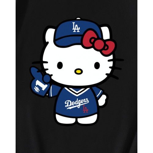Cute Hello Kitty Baseball LA Dodgers T-Shirt Cute Hello Kitty Baseball LA Dodgers T-Shirt