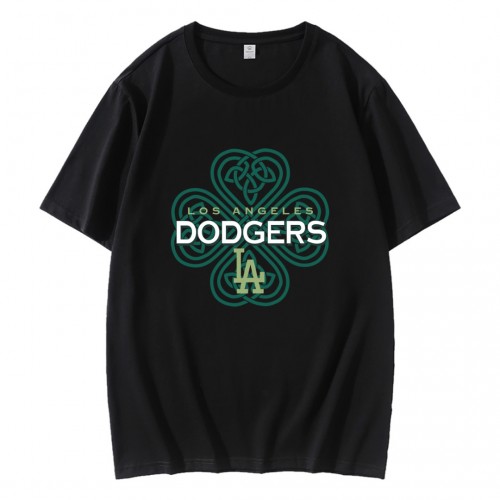 Los Angeles Dodgers Fanatics Kelly Green Celtic Luck T-Shirt Los Angeles Dodgers Fanatics Kelly Green Celtic Luck T-Shirt
