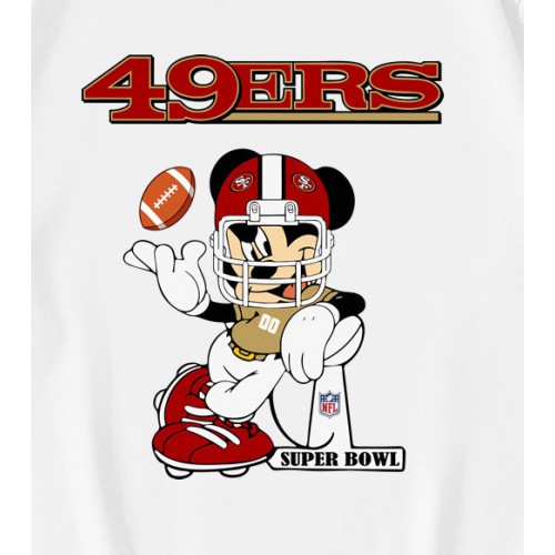 Mickey Mouse San Francisco 49ers Super Bowl T-Shirt Mickey Mouse San Francisco 49ers Super Bowl T-Shirt