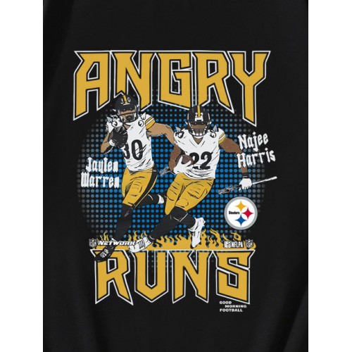Angry Runs Pittsburgh Steelers Players T-shirt