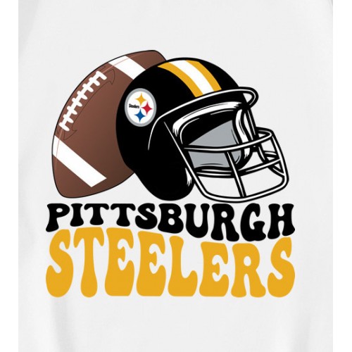 Pittsburgh Steelers Helmet Football   T-Shirt
