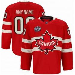 Canada 2025 Red Hockey Team 4 Nations Face-Off Custom Jersey Canada 2025 Red Hockey Team 4 Nations Face-Off Custom Jersey