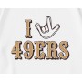 Love Sign San Francisco 49ers T-Shirt Love Sign San Francisco 49ers T-Shirt