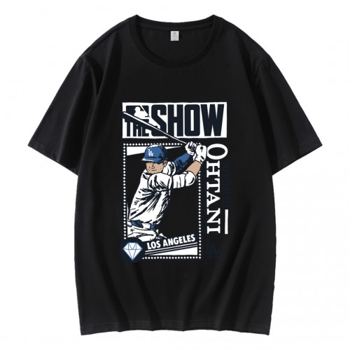 Retro The Show Shohei Ohtani Mlb Los Angeles Dodgers T-Shirt Retro The Show Shohei Ohtani Mlb Los Angeles Dodgers T-Shirt