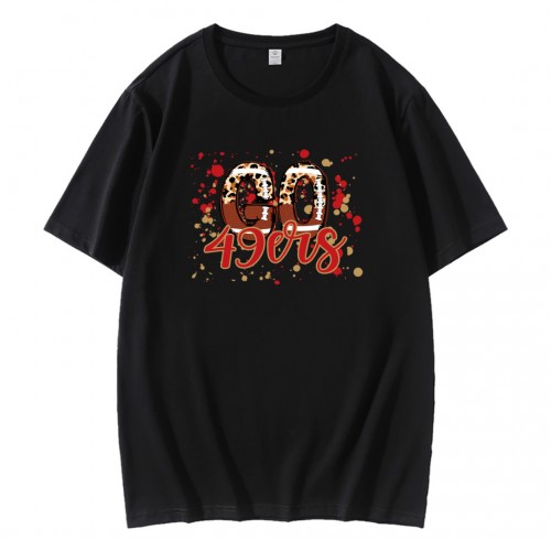Leopard Football Go 49ers T-Shirt Leopard Football Go 49ers T-Shirt
