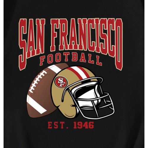 San Francisco 49ers 1946 Football Helmet T-Shirt