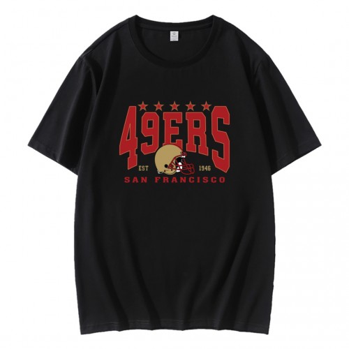 San Francisco 49ers 1946 Helmet Stars T-Shirt San Francisco 49ers 1946 Helmet Stars T-Shirt