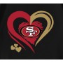 San Francisco 49ers Heart NFL Team  T-Shirt