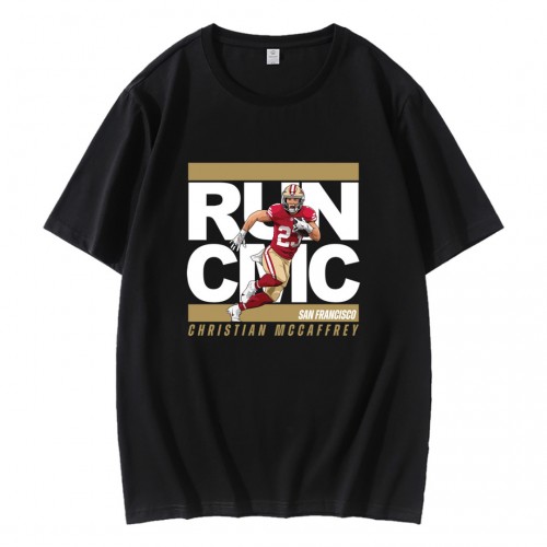 Run CMC Christian McCaffrey San Francisco 49ers T-Shirt Run CMC Christian McCaffrey San Francisco 49ers T-Shirt