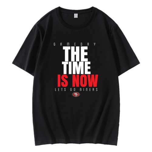 49ers Game Day The Time Is Now T-Shirt 49ers Game Day The Time Is Now T-Shirt